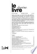 Le livre slovène