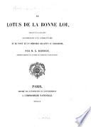 Le lotus de la bonne loi