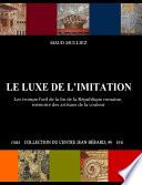 Le luxe de l’imitation