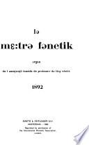 Le Maître phonétique