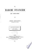 Le Marchë financier