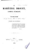 Le Marećhal Drouet, Comte d‛ Erlon