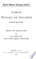 Le Mari de Madame de Solange