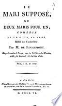 Le mari supposé, ou Deux maris pour un