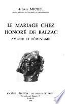 Le mariage chez Honoré de Balzac