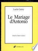 Le mariage d'Antonio