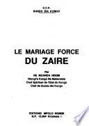 Le mariage forcé du Zaire