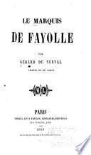 Le marquis de Fayolle