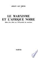 Le marxisme et l'Afrique noire