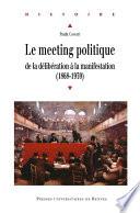 Le meeting politique