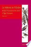 Le Même et l'Ordre