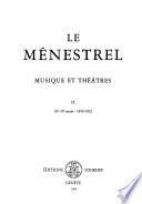 Le Ménestrel