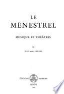 Le Ménestrel