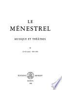 Le Ménestrel