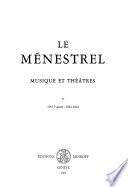 Le Ménestrel