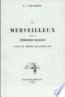 Le merveilleux