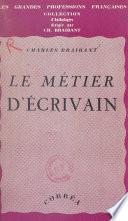 Le métier d'écrivain