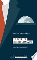Le métier de diplomate