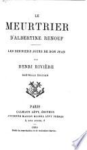 Le Meurtrier d'Albertine Renouf