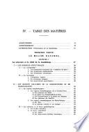 Le milieu naturel. L' héritage du passé
