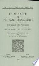 Le Miracle de l'enfant ressuscité