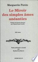 Le miroir des simples âmes anéanties et qui seulement demeurent en vouloir et désir d'amour