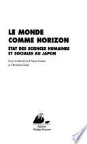 Le monde comme horizon