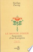 Le Monde d'hier
