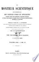 Le Moniteur scientifique du docteur Quesneville