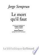 Le mort qu'il faut