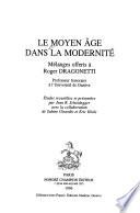 Le Moyen Âge dans la modernité