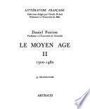 Le Moyen âge ...: Poirion, D. 1300-1480