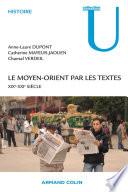 Le Moyen-Orient par les textes
