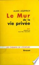 Le mur de la vie privée