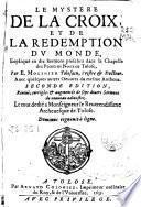 Le Mystere de la Croix et de la Redemption Du Monde