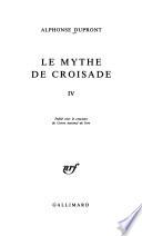 Le mythe de croisade