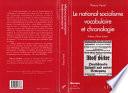 Le National-Socialisme : Vocabulaire et Chronologie