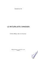 Le Naturaliste canadien