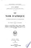 Le noir d'Afrique