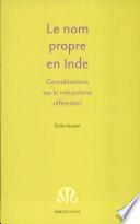 Le nom propre en Inde