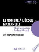 Le nombre à l'école maternelle