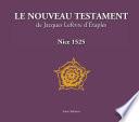 Le nouveau testament de Jacques Lefèvre d'Étaples