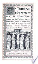 Le Nouveau Testament de N.-S. Jésus-Christ