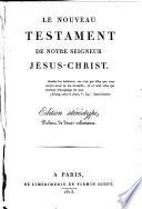 Le Nouveau Testament