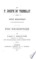 Le P. Joseph du Tremblay