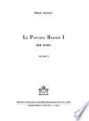 Le papyrus Harris I (BM 9999), pack en 2 volumes : tomes 1 et 2