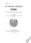 Le papyrus magique Harris