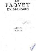 Le paquet du Mazarin