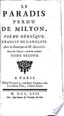 Le Paradis Perdu de Milton