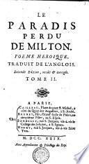 LE PARADIS PERDU DE MILTON